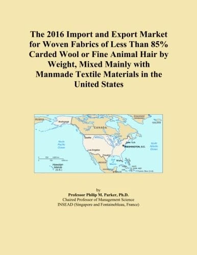 The 2016 Import and Export Market for Woven Fabrics of Less Than 85% Carded Wool or Fine Animal Hair by Weight, Mixed Mainly with Manmade Textile Materials in the United States