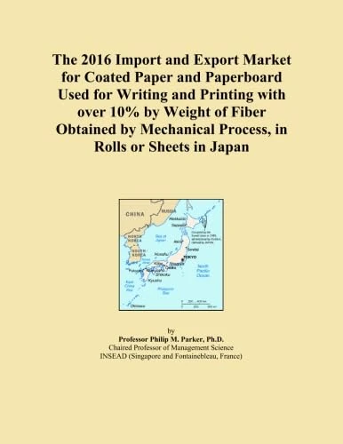 The 2016 Import and Export Market for Coated Paper and Paperboard Used for Writing and Printing with over 10% by Weight of Fiber Obtained by Mechanical Process, in Rolls or Sheets in Japan