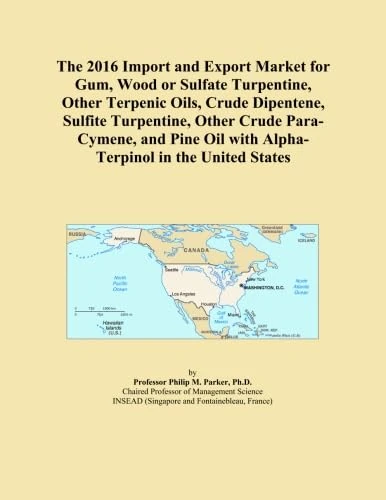 The 2016 Import and Export Market for Gum, Wood or Sulfate Turpentine, Other Terpenic Oils, Crude Dipentene, Sulfite Turpentine, Other Crude ... Oil with Alpha-Terpinol in the United States