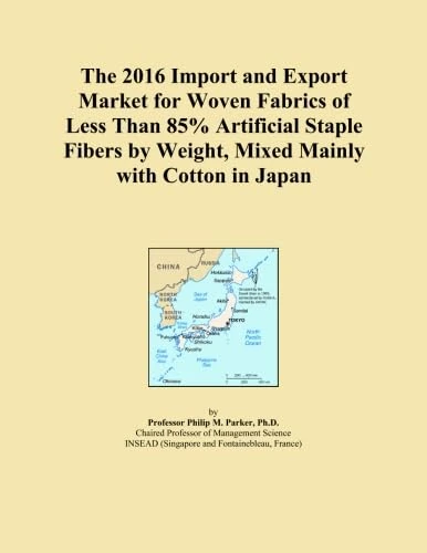The 2016 Import and Export Market for Woven Fabrics of Less Than 85% Artificial Staple Fibers by Weight, Mixed Mainly with Cotton in Japan