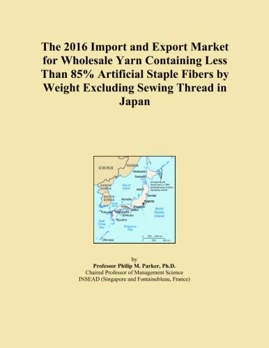 The 2016 Import and Export Market for Wholesale Yarn Containing Less Than 85% Artificial Staple Fibers by Weight Excluding Sewing Thread in Japan