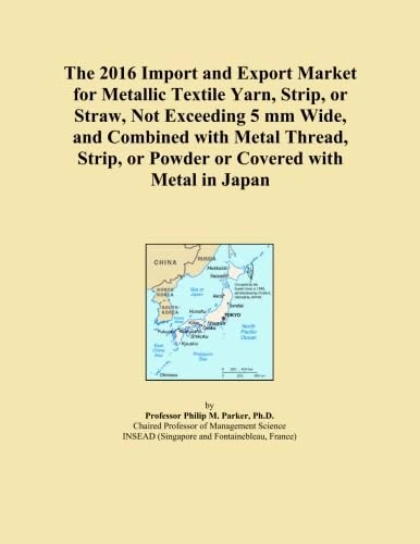 The 2016 Import and Export Market for Metallic Textile Yarn, Strip, or Straw, Not Exceeding 5 mm Wide, and Combined with Metal Thread, Strip, or Powder or Covered with Metal in Japan