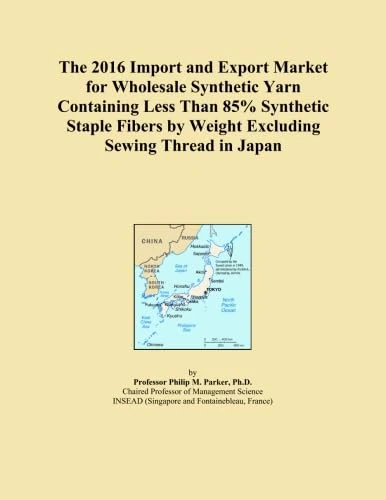 The 2016 Import and Export Market for Wholesale Synthetic Yarn Containing Less Than 85% Synthetic Staple Fibers by Weight Excluding Sewing Thread in Japan