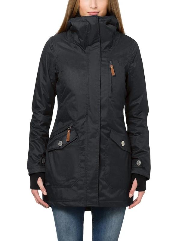 Berydale Womens Bd100 Jacket, Black - Lined Winter Parka, S UK