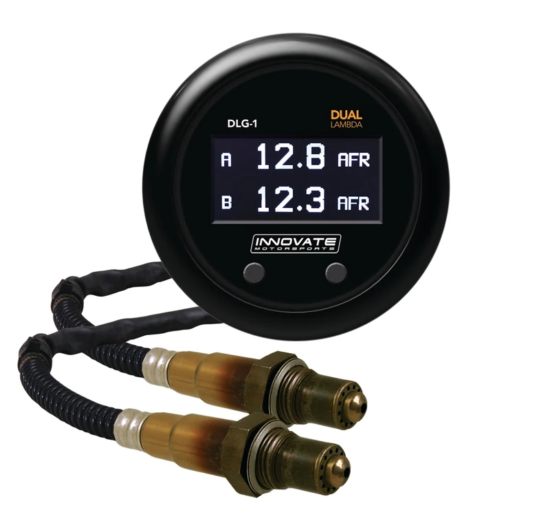 Innovate Motorsports 3891 38910 DLG-1 Dual Wideband Air/Fuel Ratio Gauge Kit