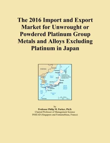 The 2016 Import and Export Market for Unwrought or Powdered Platinum Group Metals and Alloys Excluding Platinum in Japan