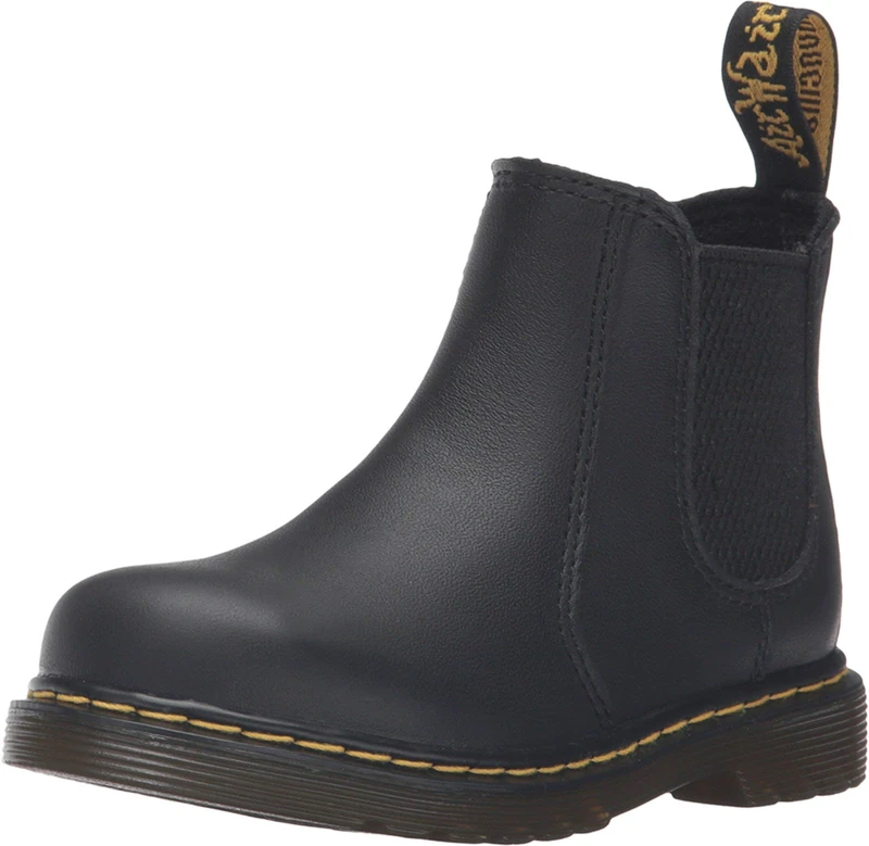 Dr. Martens 2976 T, Unisex Kids’ Chelsea Boots, Black (Black Softy T 001), 5 Child UK (21.5 EU)