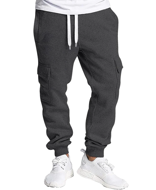 Southpole Men's Sweatpants, Heather Charcoal, X-Large