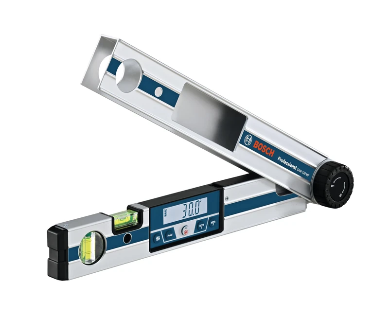 Bosch Professional Digital Angle Measurer GAM 220 MF (Mitre angles calculation, measurement range: 0 - 220º, arm length: 40 cm)