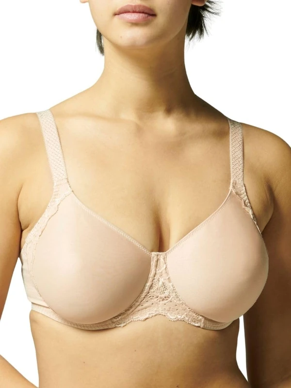 Simone Perele Women's Plus-Size Caresse Minimizer Underwire Bra, Peau Rose, 32DD