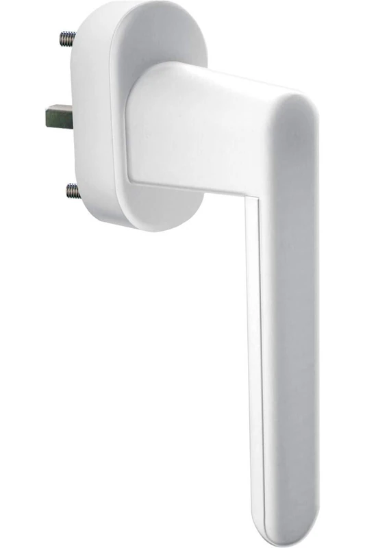 Schellenberg White Window Handle with Alarm Function Suitable for Balcony and Patio Doors 37mm Pin 46506