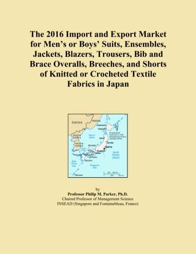 The 2016 Import and Export Market for Men's or Boys' Suits, Ensembles, Jackets, Blazers, Trousers, Bib and Brace Overalls, Breeches, and Shorts of Knitted or Crocheted Textile Fabrics in Japan