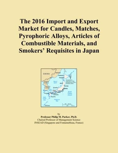 The 2016 Import and Export Market for Candles, Matches, Pyrophoric Alloys, Articles of Combustible Materials, and Smokers' Requisites in Japan