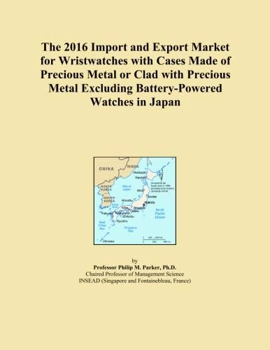 The 2016 Import and Export Market for Wristwatches with Cases Made of Precious Metal or Clad with Precious Metal Excluding Battery-Powered Watches in Japan