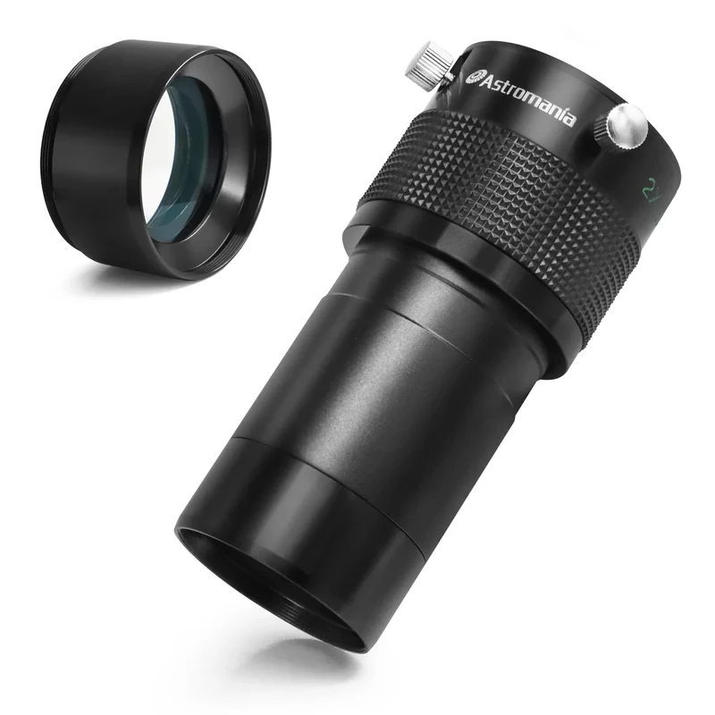 Astromania Barlow Lens for Telescopes, 2" Ed 2X Dual Power
