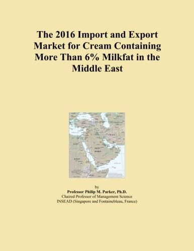 The 2016 Import and Export Market for Cream Containing More Than 6% Milkfat in the Middle East