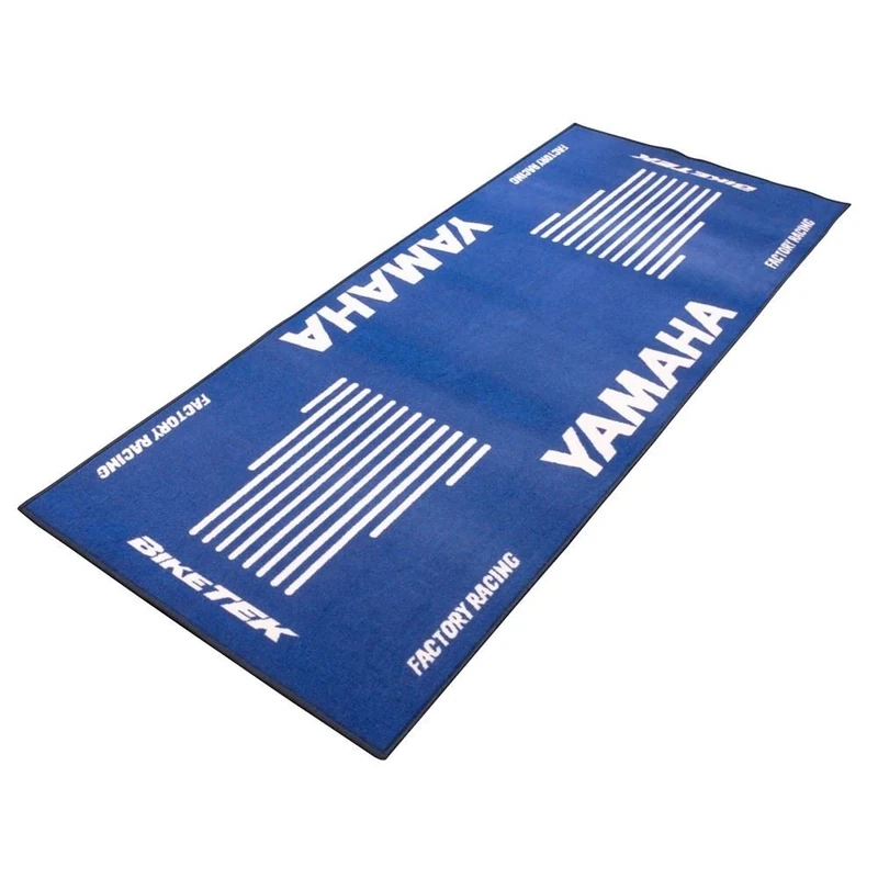 BikeTek Motorcycle Race Garage Mat Suitable For Yamaha