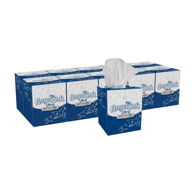 Georgia-Pacific 4636014 Facial Tissue - 10 Pack Designer Boxes