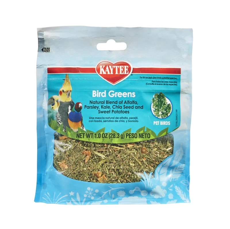 KAYTEE PRODUCTS"C 529082 All Birds Chia/Sweet Pota Foraging Treat Bird Greens, 1 oz - Image 1