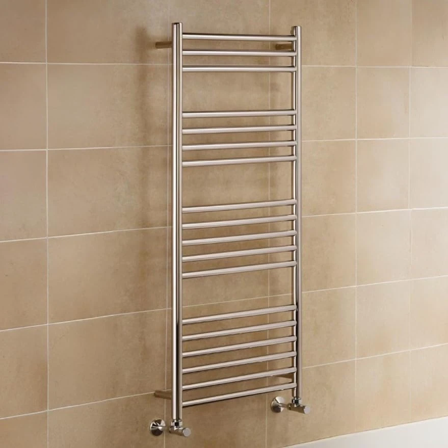 Manissa Boston Stainless Steel Heated Towel Rail 600mm W x 1500mm H Bathroom Towel Warmer