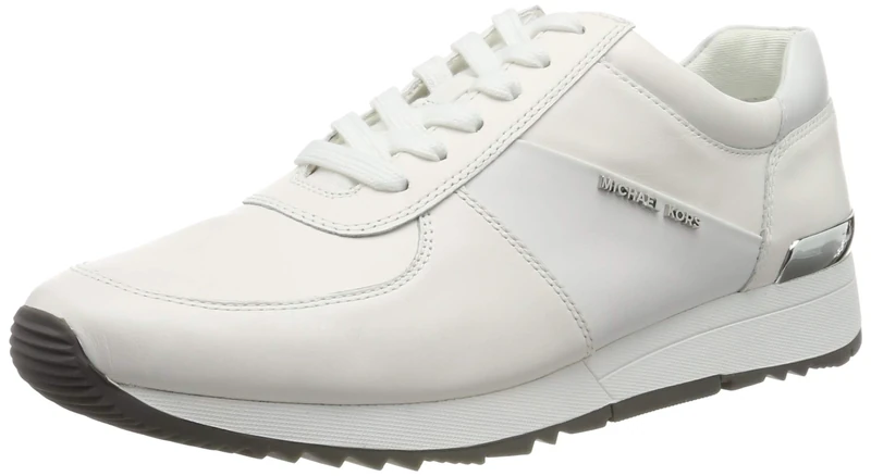 Michael Kors Women's Optic Sneaker, White (Allie Trainer 43r5alfp3l), 8 UK