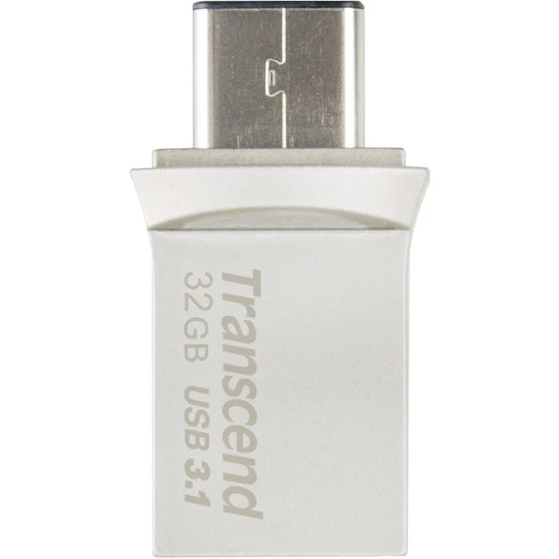 Transcend 32GB JetFlash 890 USB 3.0 Dual Flash Thumb Drive, Ultra Small