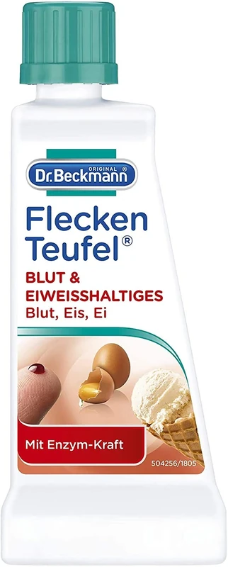 Dr. Beckmann Fleufel Stain Removal Blood & Protein Containing 1 x 50 ml Stain Removal for Home