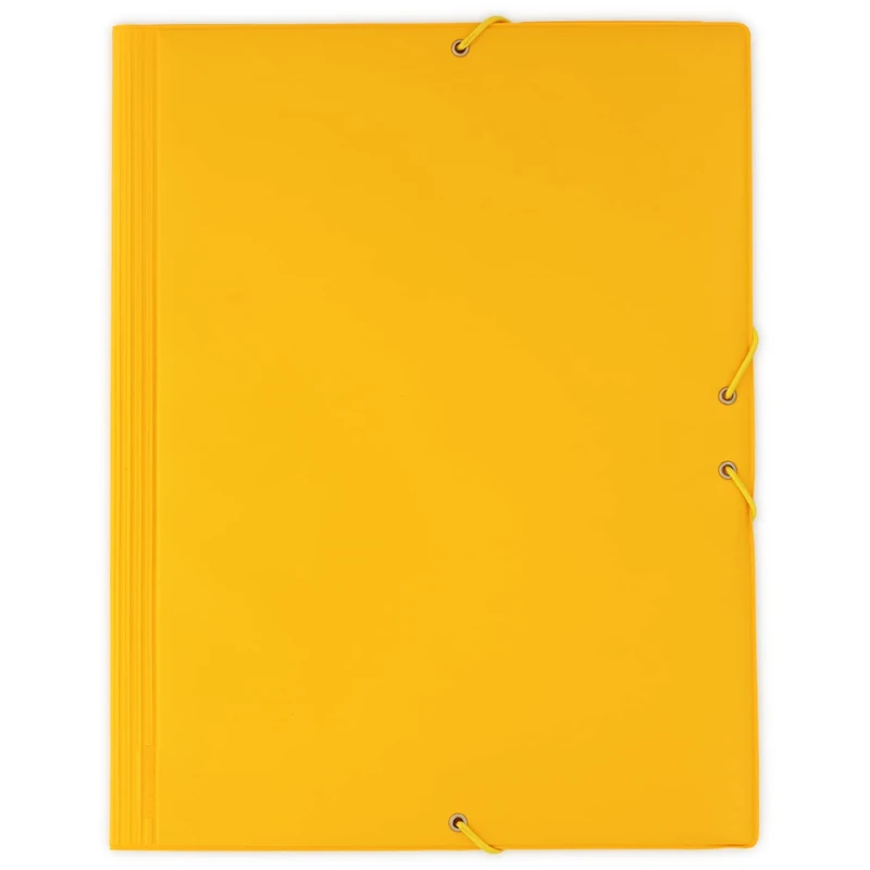 Grafoplás Folder F Flaps Colors PVC, Yellow