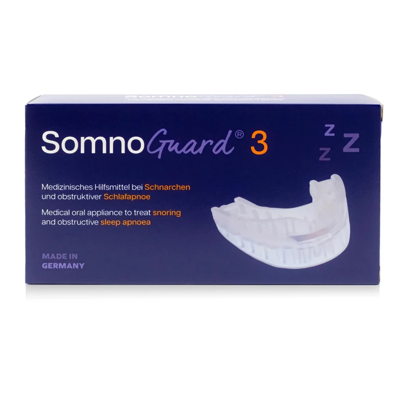 TOMED SomnoGuard 3 Anti Snoring Device – Adjustable Mandibular Advancement Mouthpiece for Snoring & Mild Sleep Apnea Relief, Custom Fit Comfortable Night Guard Sleep Aid