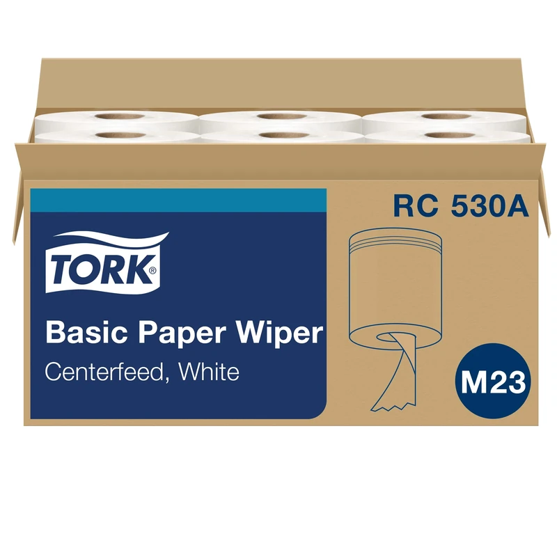 Tork Universal Centerfeed Paper Hand Towel Roll, 2-Ply, 7.6" Width x 11.75" Length, White (Case of 6 Rolls, 3,180 Towels)
