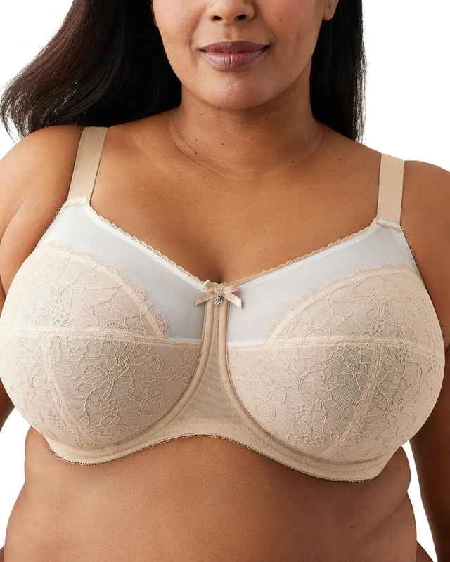 Wacoal Women's Retro Chic Full-busted Underwire 855186 Nude 40i bras, Toast, 40F UK