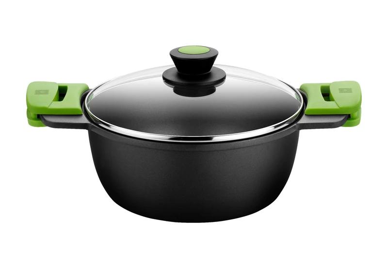 Braisogona Prior -Tall Casserole Dish, Black.Cast Aluminium.All Cookers Including Induction.