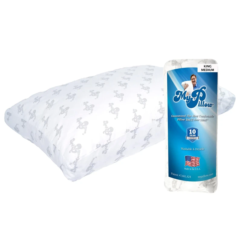 MyPillow Inc Premium Series Bed Pillow King White Level (Medium)