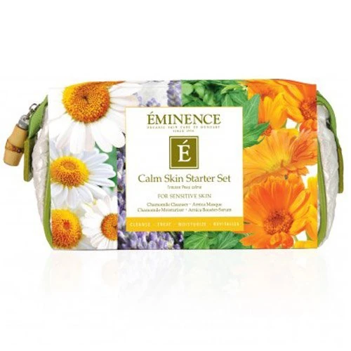 Eminence Calm Skin Starter Set (For Sensitive Skin) 4Pcs+1Bag by Eminence Organic Skin Care