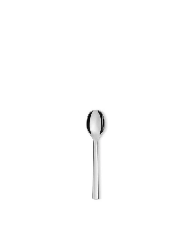 Alessi REB09/4 Ovale dessert spoon in 18/10 stainless steel mirror polished, Set of 6