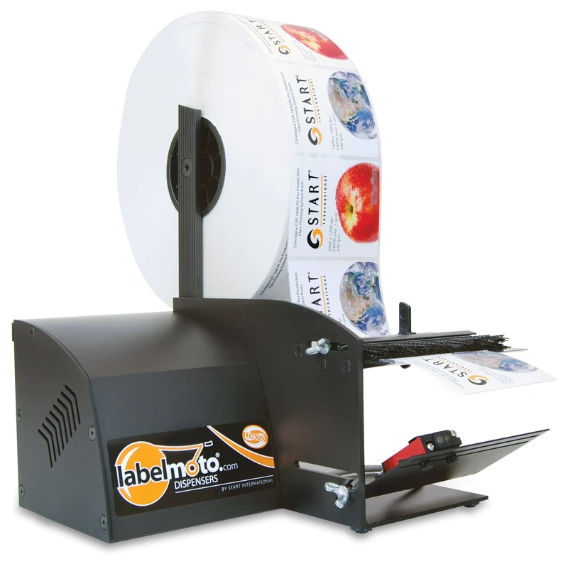 START International LD6050-2UK High-Speed Electric Label Dispenser, 121 mm W x 152 mm L, Black