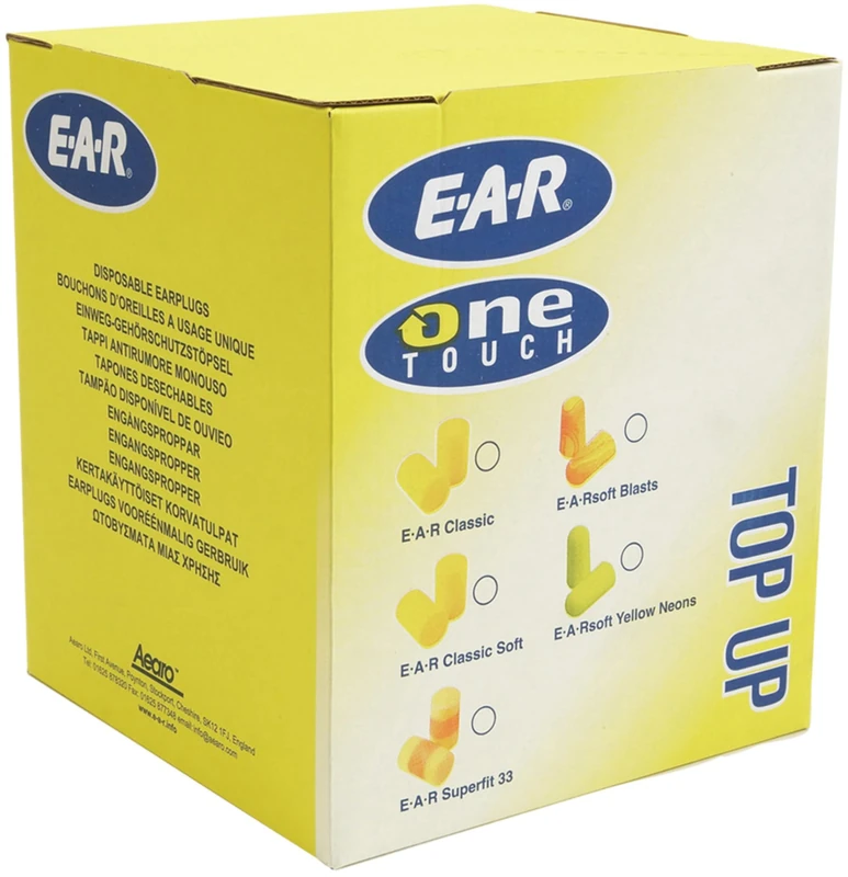 3M E-A-R Classic Earplugs, Top Up Bag, PD-01-009