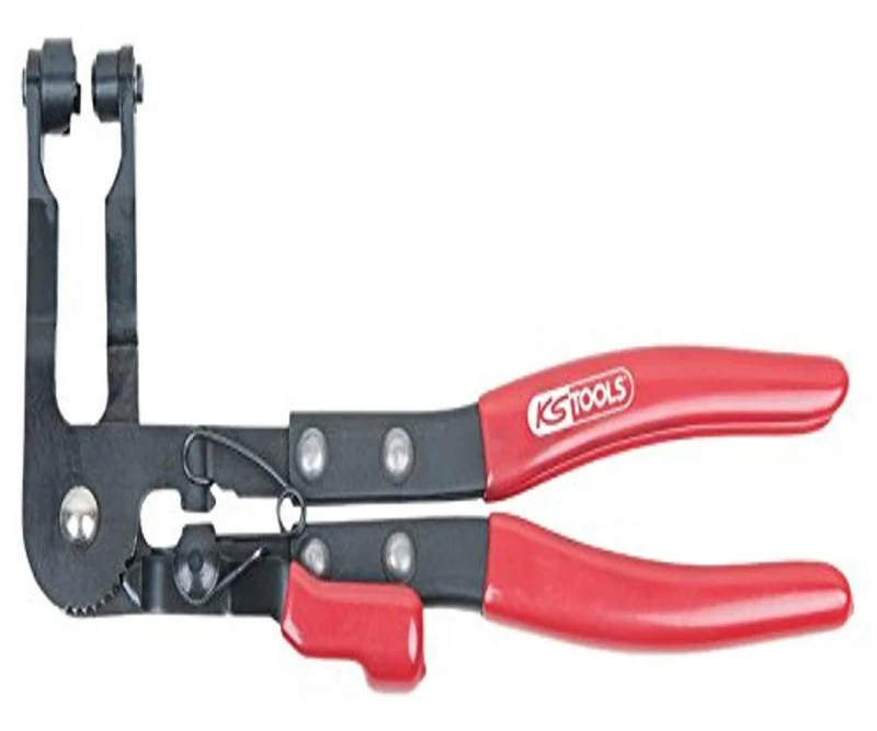 KS Tools 115.1198 Angled Hose Clamp Pliers