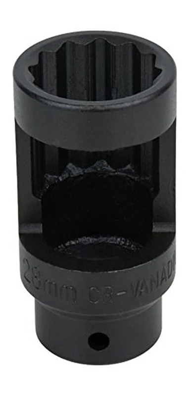 KS Tools 150.2322 1/2 Inch Injector Socket, SW28 mm