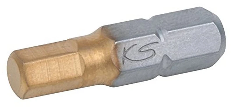 'KS Tools 9113677 Tin Bit-Box 1/4 Hex, 25 mm, 8 mm (Pack of 5)