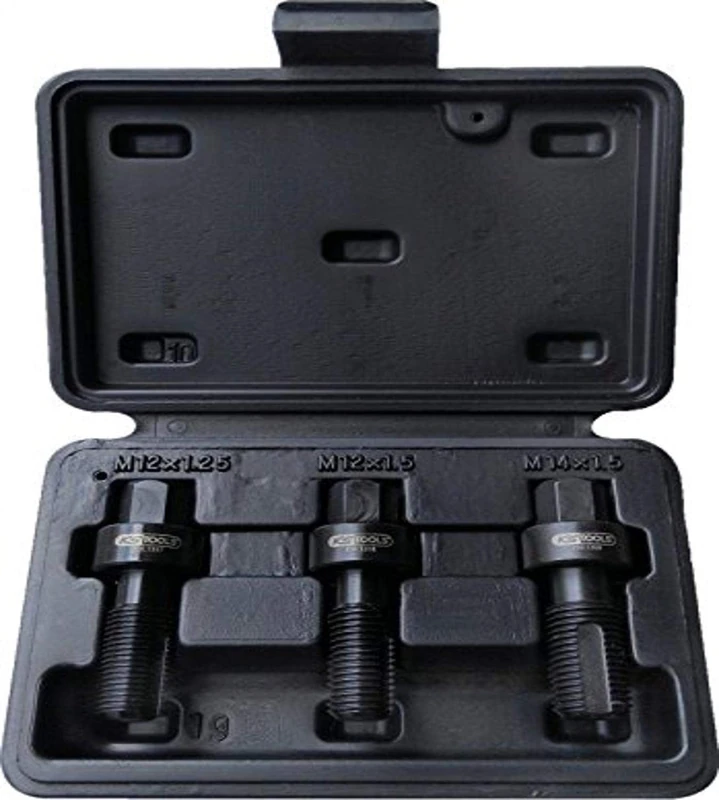 KS Tools Wheel Nut Thread Kit (3 Pieces), Colour, Size