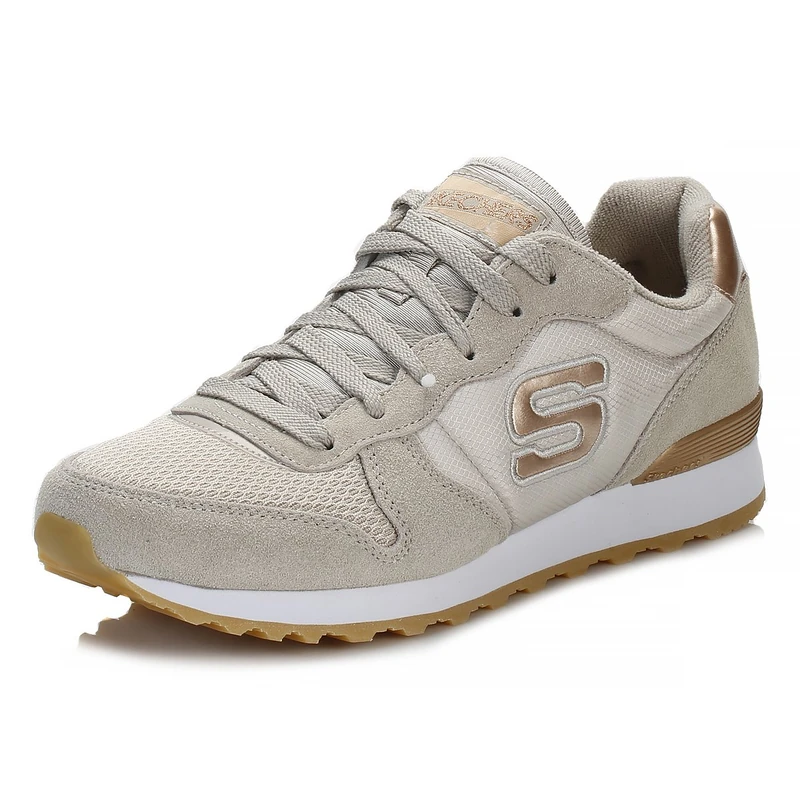 Skechers Women's Retros Og 85 Low Top Sneakers, Gray Tpe, 3 UK