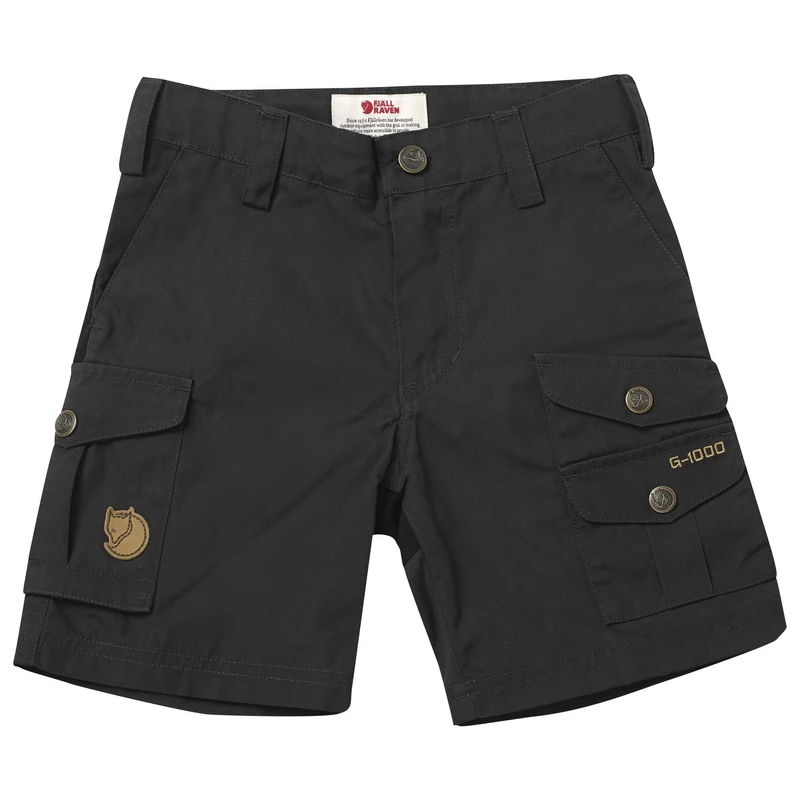Fjallraven 82469 Kids Vidda Shorts Shorts unisex-child Dark Grey 134