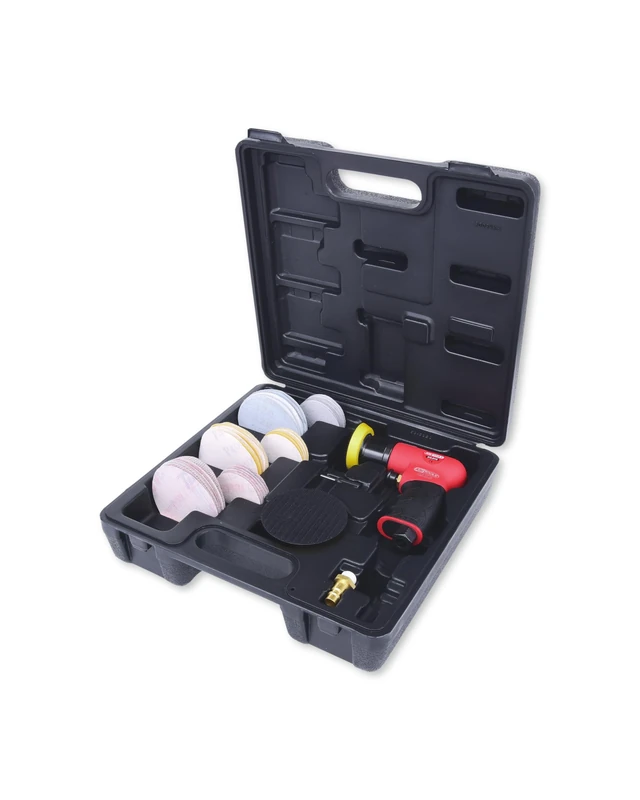 KS Tools 5155110 Mini Compressed Air Eccentric Sander Set 63 Pieces) - Image 1