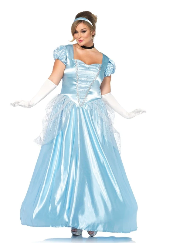 Leg Avenue 85518X Fancy Dress, Blue, Size: 1XL/2XL (UK 18-22) - Image 1
