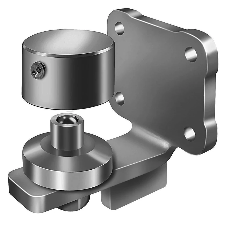 Bottom Pivots for Soldering on Screw-On Plate – Small Model Diameter 40 mm - Image 1