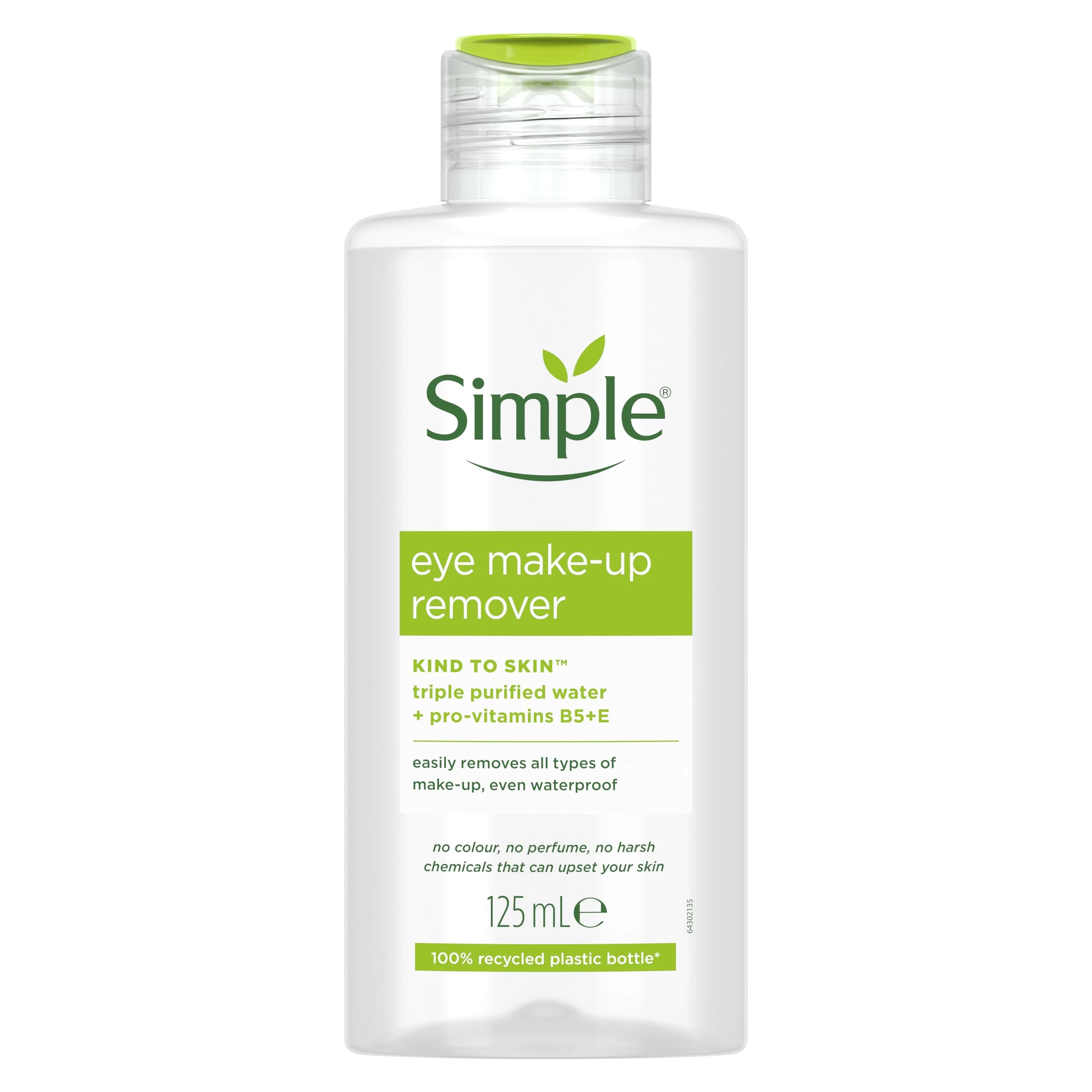 Simple Kind to Skin Eye Make-Up Remover oil-free for sensitive skin 125 ml