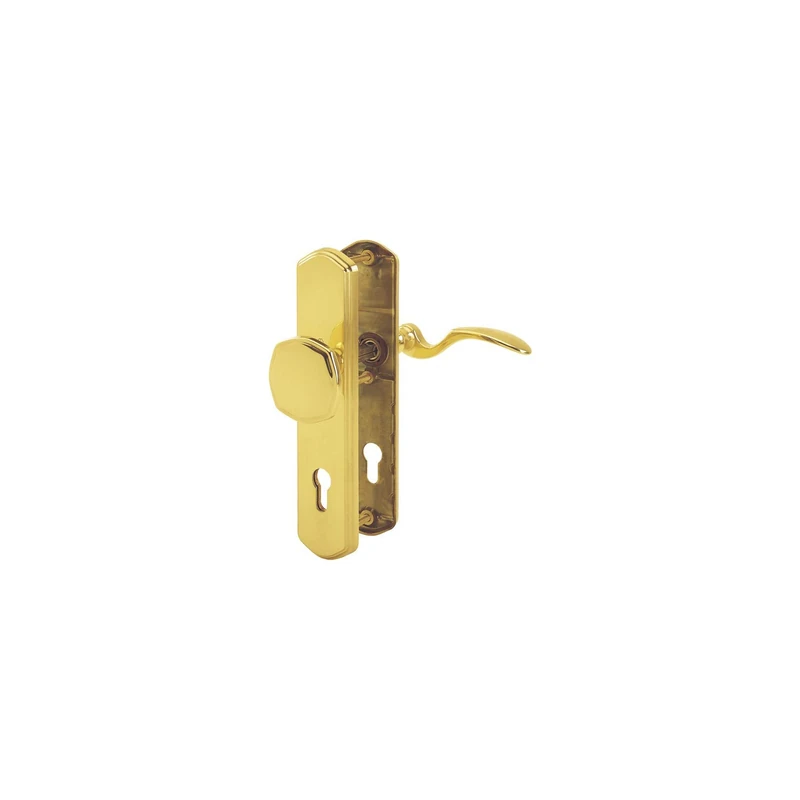 MÜNCHEN Safety Change Fitting on Sign PZ88, Right, Door Thickness 75-80, Brass PVD - Image 1