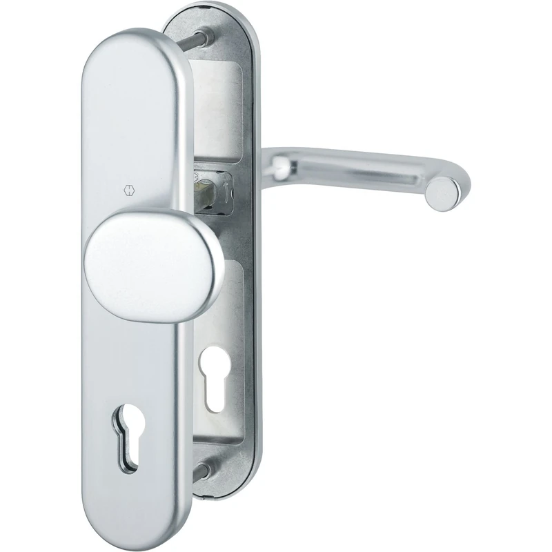 Hoppe Security Fitting Paris – DIN Standard Spacing 92 mm Pack of 1, 3902042 - Image 1