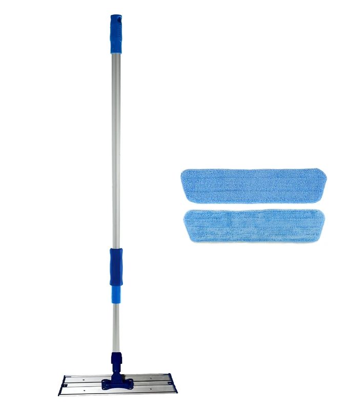 Real Clean 16 inch Commercial Microfiber Mop Kit for Floor Cleaning, Mop Cleaner